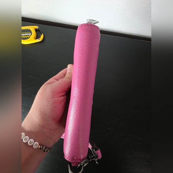 Aimee Kestenberg Pink Zip Around Wristlet Wallet - Picture 16 of 16